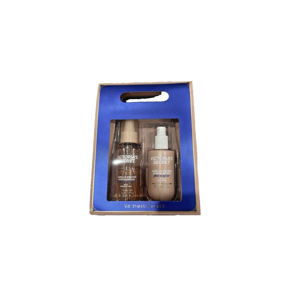 Victoria's Secret Hair & Body Mist w/ Lotion 2 Pc Holiday Gift Set 3 fl oz ea